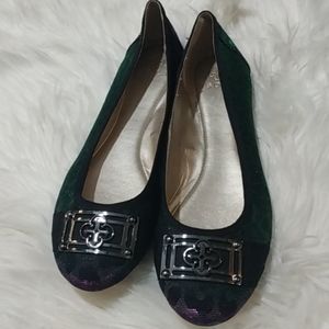 Isola MERMAID metallic ballet flats cheetah print
